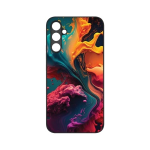 Husa BestCase® Slim Glassy, Compatibila Cu Samsung Galaxy A04s, Liquid Colors, G 1234 - Img 1