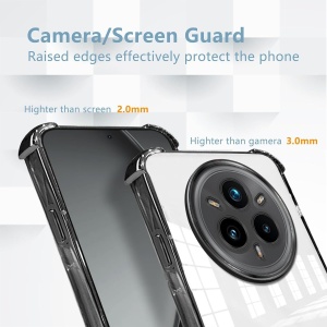 BestCase® Husa Anti Shock Pentru Realme 14 Pro Plus 5G, Transparent - Img 2