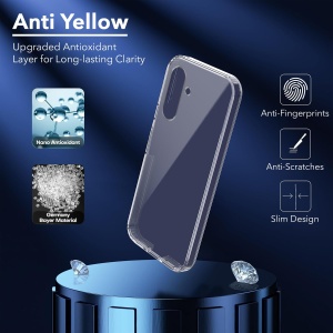 BestCase® Husa Clear Silicon pentru Samsung Galaxy A56 5G, Transparent - Img 3