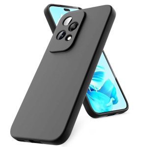 BestCase® Husa Premium Silicon, Compatibila Cu Honor 200 Lite, 1.2MM Slim, Microfibra in interior, Antisoc, Rezistent la socuri, Protectie Camera, Negru - Img 1