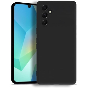 BestCase® Husa Premium Silicon, Compatibila Cu Samsung Galaxy A16, 1.2MM Slim, Microfibra in interior, Antisoc, Rezistent la socuri, Protectie Camera, Negru - Img 1