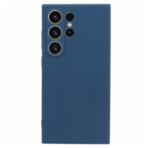 BestCase® Husa Premium Silicon, Compatibila Cu Samsung Galaxy S24 Ultra, 1.2MM Slim, Microfibra in interior, Antisoc, Rezistent la socuri, Protectie Camera, Albastru inchis - Img 1