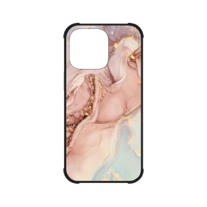 Husa BestCase® Anti Shock Glassy, Compatibila Cu Apple iPhone 13 Pro Max, Rose Marble, G 1253 - Img 1