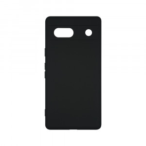 Husa BestCase® Premium Silicon, Compatibila Cu Google Pixel 7a, 1.2MM Slim, Microfibra in interior, Antisoc, Rezistent la socuri, Protectie Camera, Margini ridicate pentru protectia ecranului, Negru - Img 1