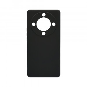 Husa BestCase® Premium Silicon, Compatibila Cu Honor Magic5 Lite, 1.2MM Slim, Microfibra in interior, Antisoc, Rezistent la socuri, Protectie Camera, Margini ridicate pentru protectia ecranului, Negru - Img 1