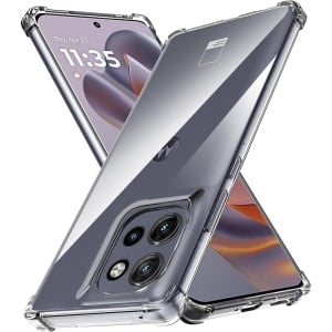 Husa pentru Motorola Edge 50 Neo, BestCase® Husa Anti Shock 1.5MM, Rezistenta La Socuri, Protectie camera, ecran si colturi, Transparent - Img 1
