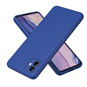 Husa pentru Samsung Galaxy A06, BestCase® Slim Premium Silicon 1.2MM, Microfibra in interior, Antisoc, Protectie camera si ecran, Albastru inchis - Img 1