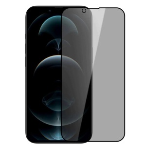 Intelli® Folie Sticla Securizata Privacy compatibila cu Apple iPhone 13 Mini, 9H, 0.3MM, acopera tot ecranul, full glue, margini negre - Img 1