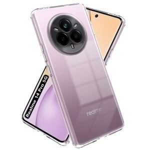BestCase® Husa Clear Silicon pentru Realme 14 Pro 5G, Transparent - Img 1