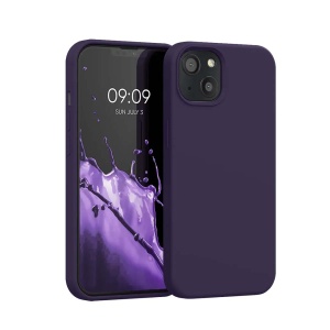 BestCase® Husa Premium Silicon, Compatibila Cu Apple iPhone 12, 1.2MM Slim, Microfibra in interior, Antisoc, Rezistent la socuri, Protectie Camera, Violet - Img 1