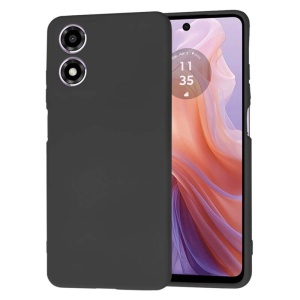 BestCase® Husa Premium Silicon, Compatibila Cu Motorola Moto E14, 1.2MM Slim, Microfibra in interior, Antisoc, Rezistent la socuri, Protectie Camera, Negru - Img 1