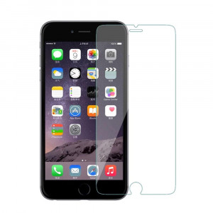 Folie sticla compatibila cu Apple iPhone iPhone SE 3 / SE 2 / iPhone 7 / 8, 0.33mm, 9H, Transparent, Case friendly, Folia nu acopera tot ecranul - Img 1