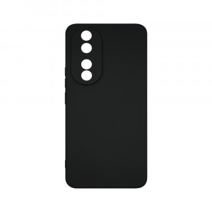 Husa BestCase® Premium Silicon, Compatibila Cu Honor 90, 1.2MM Slim, Microfibra in interior, Antisoc, Rezistent la socuri, Protectie Camera, Margini ridicate pentru protectia ecranului, Negru - Img 1