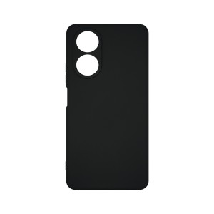 Husa BestCase® Premium Silicon, Compatibila Cu OPPO A58 4G, 1.2MM Slim, Microfibra in interior, Antisoc, Rezistent la socuri, Protectie Camera, Margini ridicate pentru protectia ecranului, Negru - Img 1