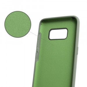 Husa BestCase® Premium Silicon, Compatibila Cu Samsung Galaxy A15, 1.2MM Slim, Microfibra in interior, Antisoc, Rezistent la socuri, Protectie Camera, Margini ridicate pentru protectia ecranului, Verde avocado - Img 2