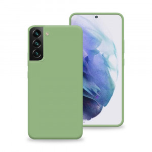Husa BestCase® Premium Silicon, Compatibila Cu Samsung Galaxy S22, 1.2MM Slim, Microfibra in interior, Antisoc, Rezistent la socuri, Protectie Camera, Margini ridicate pentru protectia ecranului, Verde avocado - Img 1