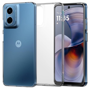 BestCase® Husa Clear Silicon pentru Motorola Moto G55, Transparent - Img 1