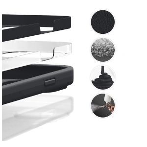 BestCase® Husa Premium Silicon, Compatibila Cu Apple iPhone 16 Plus, 1.2MM Slim, Microfibra in interior, Antisoc, Rezistent la socuri, Protectie Camera, Negru - Img 2