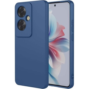 BestCase® Husa Premium Silicon, Compatibila Cu OPPO Reno 11F, 1.2MM Slim, Microfibra in interior, Antisoc, Rezistent la socuri, Protectie Camera, Albastru inchis - Img 1
