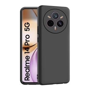 BestCase® Husa Slim Silicon pentru Realme 14 Pro 5G, Negru mat - Img 1