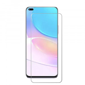Folie sticla compatibila cu Huawei Nova 8i, 0.33mm, 9H, Transparent, Case friendly, Folia nu acopera tot ecranul - Img 1