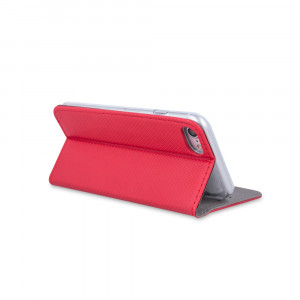 Husa BestCase® Flip Cover, Tip Carte, Compatibila Cu Honor X8 5G, Inchidere Magnetica, Buzunar Card, Rosu - Img 3