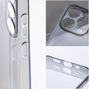 Husa BestCase® Grafit Silicon 1.5MM, Compatibila Cu Apple iPhone 14 Pro Max, Antisoc, Anti-Galben, Rezistenta la uzura, Protectie Camera, Transparent / Grafit - Img 3