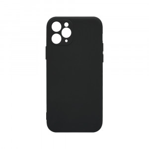 Husa BestCase® Premium Silicon, Compatibila Cu Apple iPhone 11 Pro, 1.2MM Slim, Microfibra in interior, Antisoc, Rezistent la socuri, Protectie Camera, Margini ridicate pentru protectia ecranului, Negru - Img 1