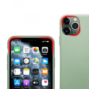 Husa BestCase® Premium Silicon, Compatibila Cu Samsung Galaxy A15, 1.2MM Slim, Microfibra in interior, Antisoc, Rezistent la socuri, Protectie Camera, Margini ridicate pentru protectia ecranului, Verde avocado - Img 3