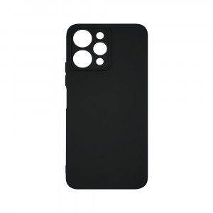 Husa BestCase® Premium Silicon, Compatibila Cu Xiaomi Redmi 12 4G, 1.2MM Slim, Microfibra in interior, Antisoc, Rezistent la socuri, Protectie Camera, Margini ridicate pentru protectia ecranului, Negru - Img 1