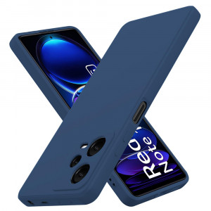 Husa BestCase® Premium Silicon, Compatibila Cu Xiaomi Redmi Note 12 5G, 1.2MM Slim, Microfibra in interior, Antisoc, Rezistent la socuri, Protectie Camera, Margini ridicate pentru protectia ecranului, Albastru inchis - Img 1