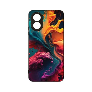 Husa BestCase® Slim Glassy, Compatibila Cu OPPO A18 4G, Liquid Colors, G 1234 - Img 1
