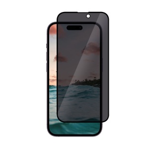 Intelli® Folie Sticla Securizata Privacy compatibila cu Apple iPhone 14 Pro, 9H, 0.3MM, acopera tot ecranul, full glue, margini negre - Img 1