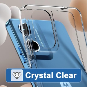 BestCase® Husa Clear Silicon pentru Motorola Moto G55, Transparent - Img 3