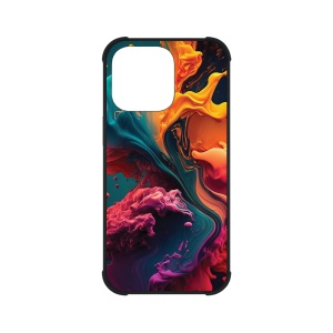 Husa BestCase® Anti Shock Glassy, Compatibila Cu Apple iPhone 13 Pro, Liquid Colors, G 1234 - Img 1