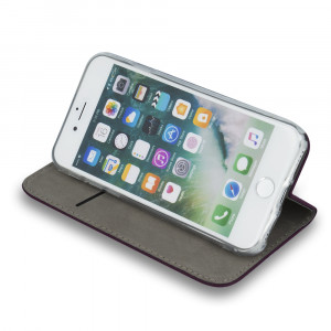 Husa BestCase® Flip Cover, Tip Carte, Compatibila Cu Honor X8 5G, Inchidere Magnetica, Buzunar Card, Rosu - Img 4