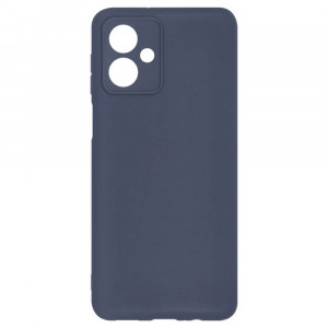 Husa BestCase® Premium Silicon, Compatibila Cu Motorola Moto G14, 1.2MM Slim, Microfibra in interior, Antisoc, Rezistent la socuri, Protectie Camera, Margini ridicate pentru protectia ecranului, Albastru inchis - Img 1