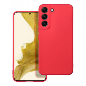 Husa BestCase® Premium Silicon, Compatibila Cu Samsung Galaxy S22, 1.2MM Slim, Microfibra in interior, Antisoc, Rezistent la socuri, Protectie Camera, Margini ridicate pentru protectia ecranului, Rosu - Img 1