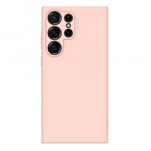 Husa BestCase® Premium Silicon, Compatibila Cu Samsung Galaxy S23 Ultra, 1.2MM Slim, Microfibra in interior, Antisoc, Rezistent la socuri, Protectie Camera, Margini ridicate pentru protectia ecranului, Pink - Img 1