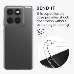 BestCase® Husa Clear Silicon pentru Motorola Edge 60 Fusion / Edge 60, Transparent - Img 2