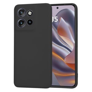 BestCase® Husa pentru Motorola Edge 50 Neo, Premium Slim Silicon 1.2MM, Microfibra in interior, Antisoc, Protectie camera si ecran, Negru - Img 1