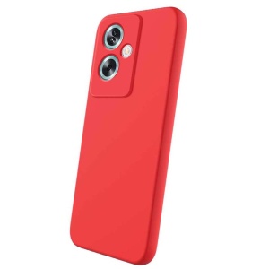 BestCase® Husa Premium Silicon, Compatibila Cu Xiaomi Redmi 13, 1.2MM Slim, Microfibra in interior, Antisoc, Rezistent la socuri, Protectie Camera, Rosu - Img 1