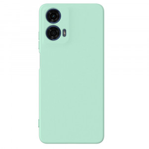 Husa BestCase® Premium Silicon, Compatibila Cu Motorola Moto G04, 1.2MM Slim, Microfibra in interior, Antisoc, Rezistent la socuri, Protectie Camera, Margini ridicate pentru protectia ecranului, Verde avocado - Img 1