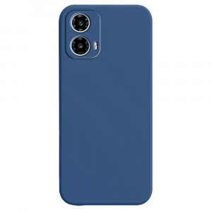 Husa BestCase® Premium Silicon, Compatibila Cu Motorola Moto G24, 1.2MM Slim, Microfibra in interior, Antisoc, Rezistent la socuri, Protectie Camera, Margini ridicate pentru protectia ecranului, Albastru inchis - Img 1