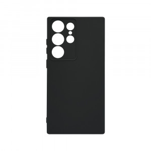 Husa BestCase® Premium Silicon, Compatibila Cu Samsung Galaxy S23 Ultra, 1.2MM Slim, Microfibra in interior, Antisoc, Rezistent la socuri, Protectie Camera, Margini ridicate pentru protectia ecranului, Negru - Img 1