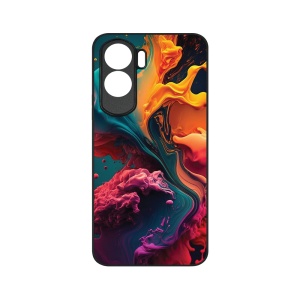 Husa BestCase® Slim Glassy, Compatibila Cu Honor 90 Lite, Liquid Colors, G 1234 - Img 1