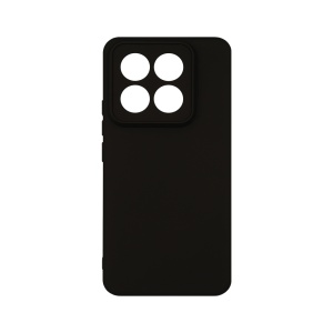 BestCase® Husa 0.8MM Slim Silicon, Compatibila Cu Xiaomi 14T Pro, Rezistenta la uzura, Protectie Camera, Negru mat - Img 1