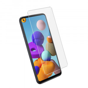 Folie sticla compatibila cu OPPO A74 5G, 0.33mm, 9H, Transparent, Case friendly, Folia nu acopera tot ecranul - Img 1