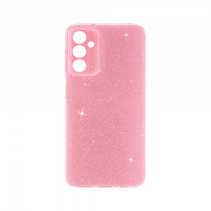 Husa BestCase® Crystal Glitter 2MM, Compatibila Cu Samsung Galaxy A15 5G, Anti-soc, Microfibra in interior, Rezistenta la uzura, Protectie Camera, Glitter Pink - Img 1