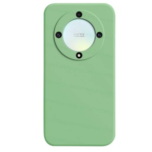 Husa BestCase® Premium Silicon, Compatibila Cu Honor Magic5 Lite, 1.2MM Slim, Microfibra in interior, Verde avocado - Img 1